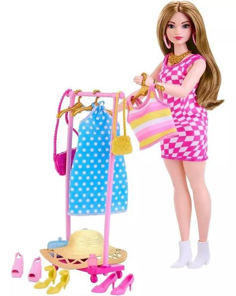 Imagem de Barbie O Filme Conjunto Estilista e Armário 25 Pçs - Mattel