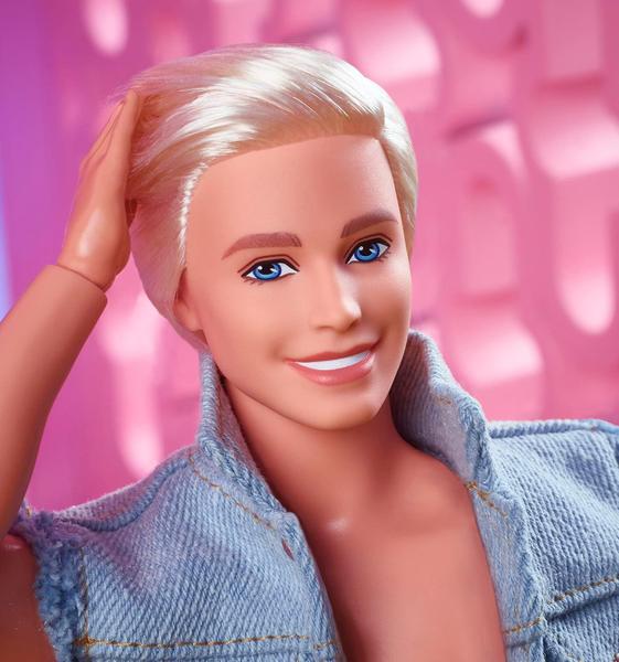 Imagem de Barbie O Filme Ken Colecionável Conjunto Jeans Mattel HRF27