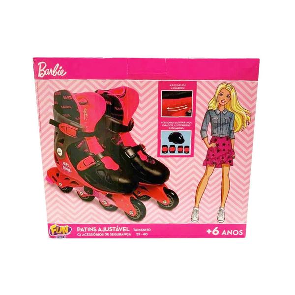 Imagem de Barbie Patins Com Acessórios G2 Tamanho 37 a 40 F0011-0 Fun