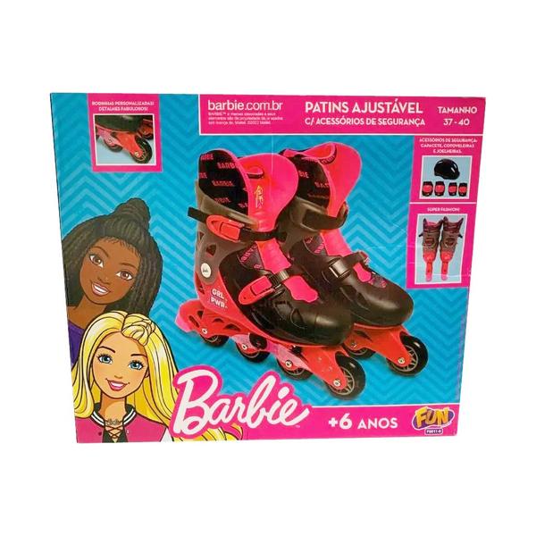 Imagem de Barbie Patins Com Acessórios G2 Tamanho 37 a 40 F0011-0 Fun