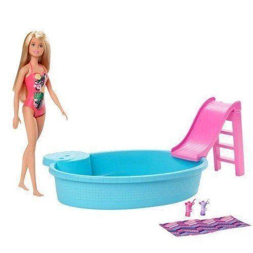 Imagem de Barbie piscina chique com boneca ghl91 mattel