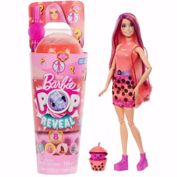 Barbie Pop Reveal Boneca Série Boba Chá Laranja - Mattel Imagem de Barbie Pop Reveal Boneca Série Boba Chá Laranja