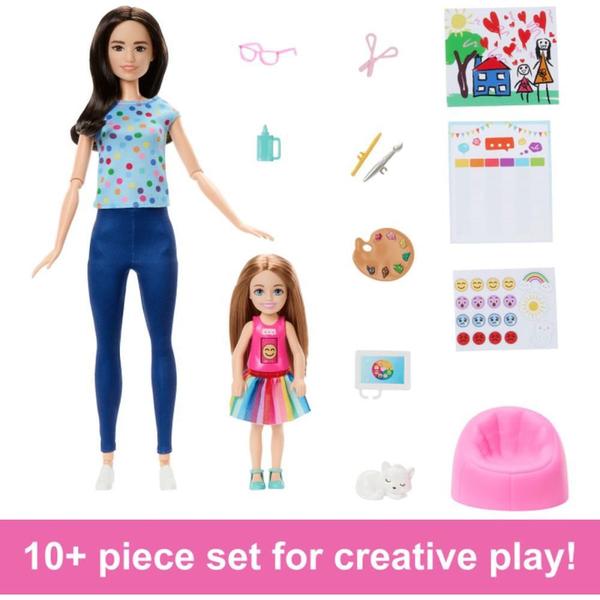 Barbie Profissões Conjunto Boneca Terapeuta de ARTE - Mattel Imagem de Barbie Profissões Conjunto Boneca Terapeuta de ARTE