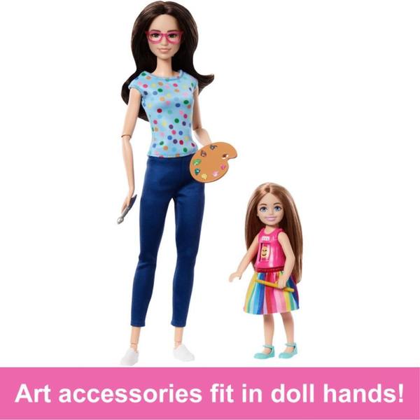 Barbie Profissões Conjunto Boneca Terapeuta de ARTE - Mattel Imagem de Barbie Profissões Conjunto Boneca Terapeuta de ARTE