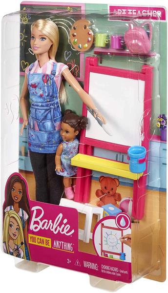 Imagem de Barbie Profissões Conjunto Professora de Arte Mattel Gjm29