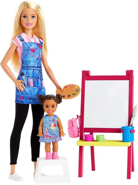 Imagem de Barbie Profissões Conjunto Professora de Arte Mattel Gjm29