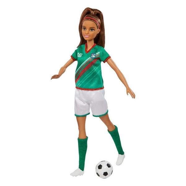 Imagem de Barbie Profissões Jogadora De Futebol Morena - Mattel