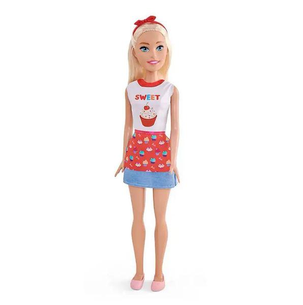 Imagem de Barbie Profissoes Large Doll Confeiteira - Pupee 1231