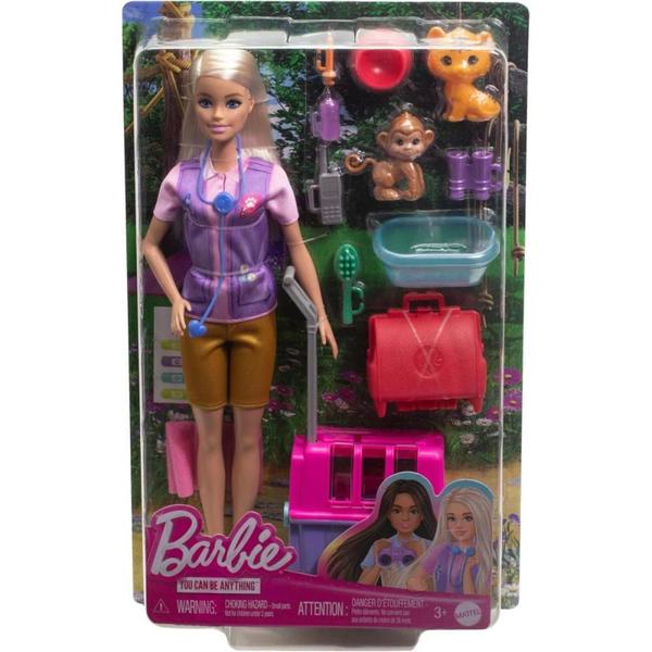 Imagem de Barbie Profissões Resgate de Animais NA Selva