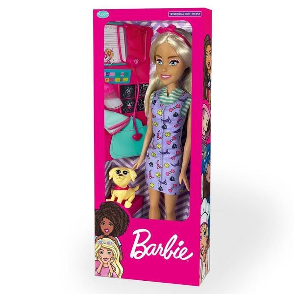 Imagem de Barbie Profissões Veterinária Large Doll 12 Frases - Pupee