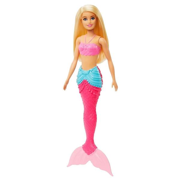 Imagem de Barbie Sereia Loira com Cauda Rosa - Mattel