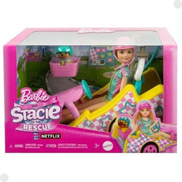 Imagem de Barbie Stacie Ao Resgate Com Veículo Go Kart Hrm08 - Mattel