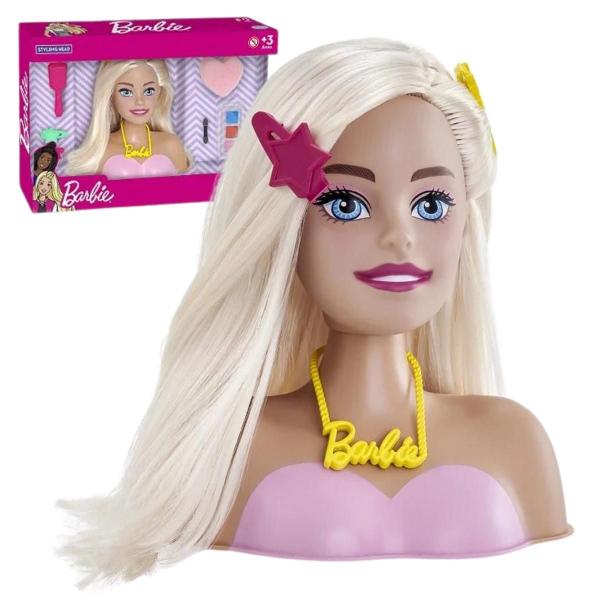 Imagem de Barbie Styling Head Sparkle Faça Penteados Licenciado Pupee