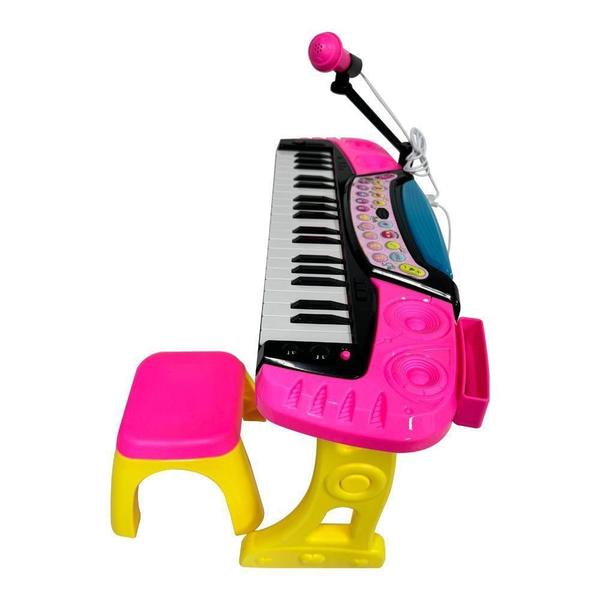 Imagem de Barbie Teclado Com Microfone E Banquinho - Fun Divirta-Se