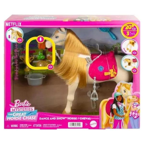 Imagem de Barbie The Great Horse Chase Cavalo Com Som E Acessórios HXJ