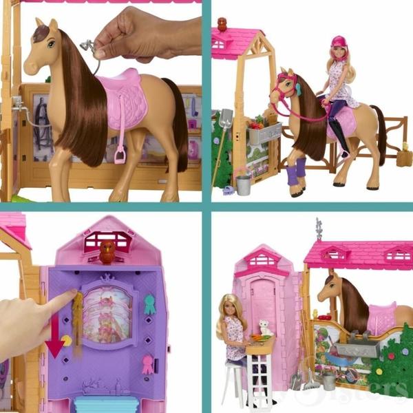 Imagem de Barbie The Great Horse Chase Estabulo Do Sonho Mattel Hxj44