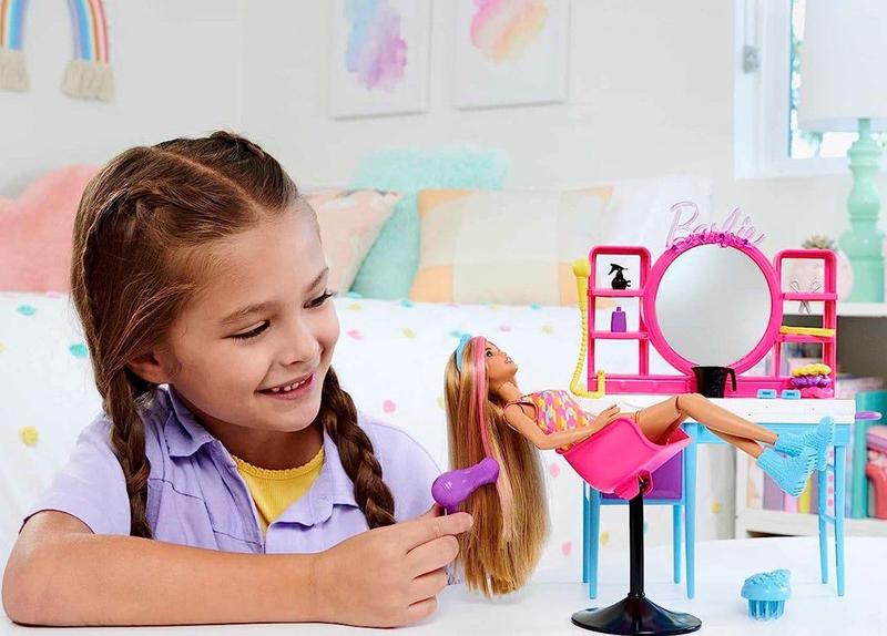 Imagem de Barbie Totally Hair Salão de Beleza - Mattel