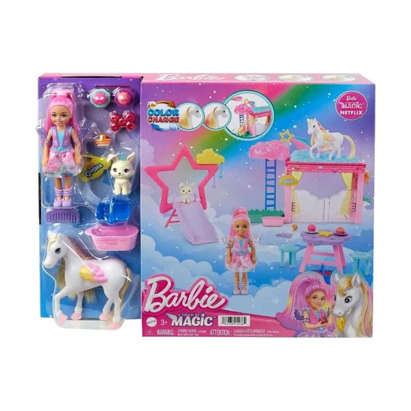 Imagem de Barbie Um toque de Magia Chelsea e Baby Pegasus - MATTEL HNT67