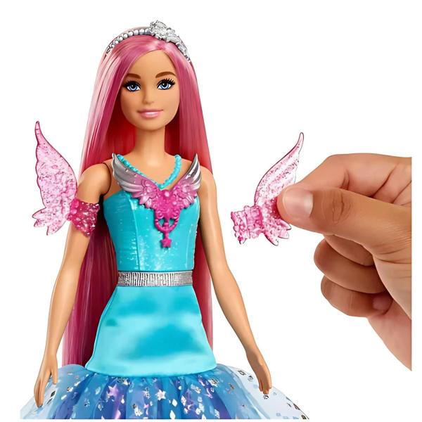 Imagem de Barbie Um Toque de Mágica, Boneca Malibu Com Cabelo Rosa JCW48 - Mattel