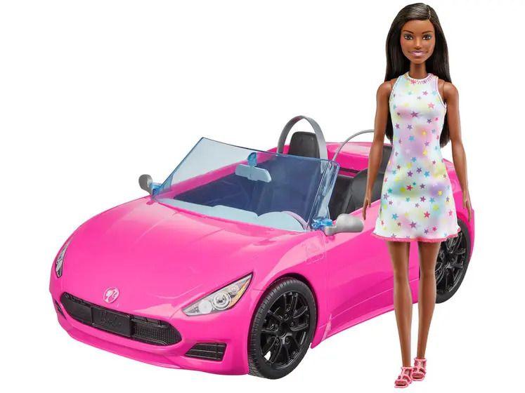 Imagem de Barbie Veículo Conversível Rosa - Mattel HBY30
