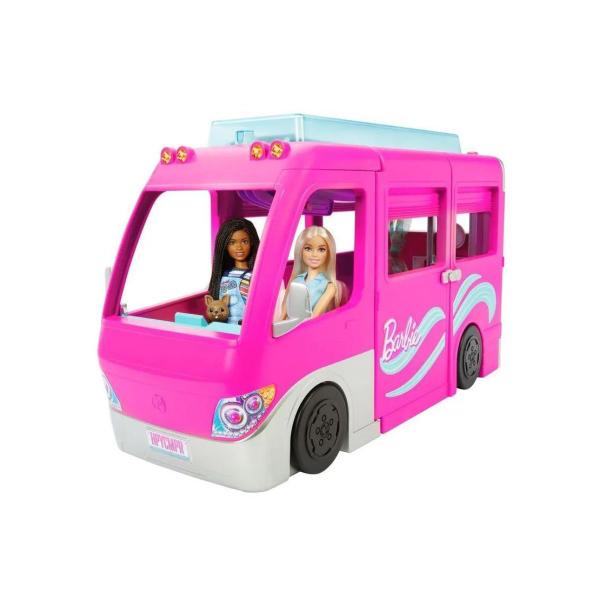 Imagem de Barbie Veículo Playset Trailer dos Sonhos 60 Peças - HCD46