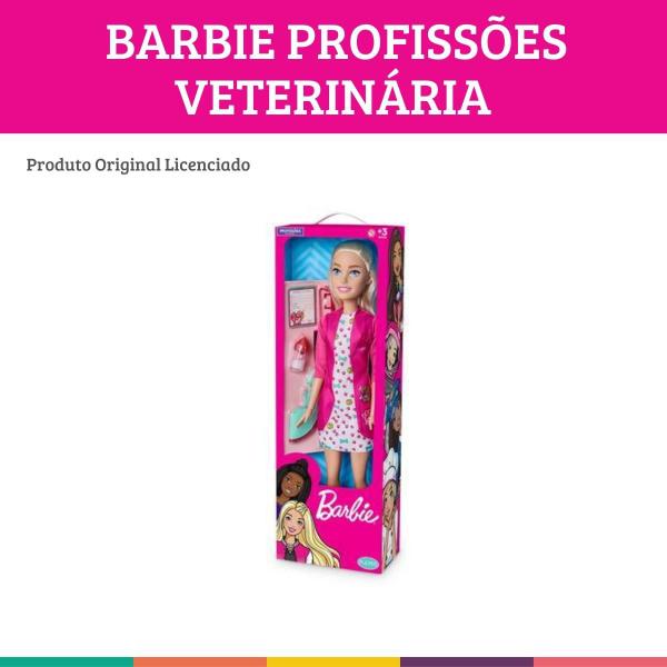 Imagem de Barbie Veterinária Large Doll 65cm Boneca Original Pupee