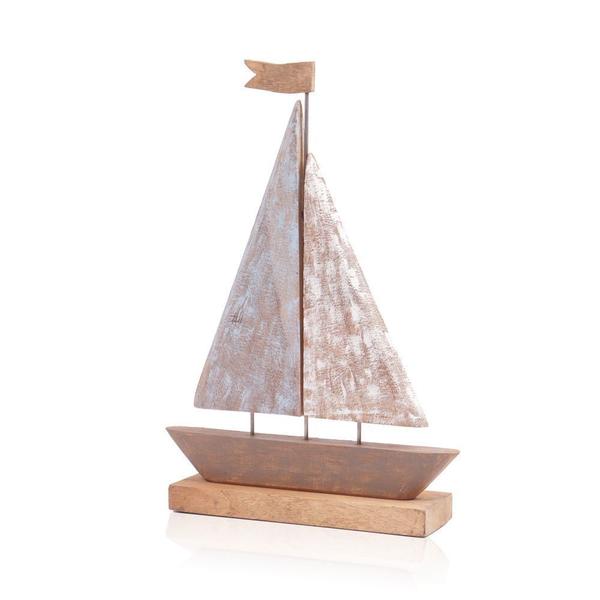 Imagem de Barco A Vela Escultura Decorativa Náutica 