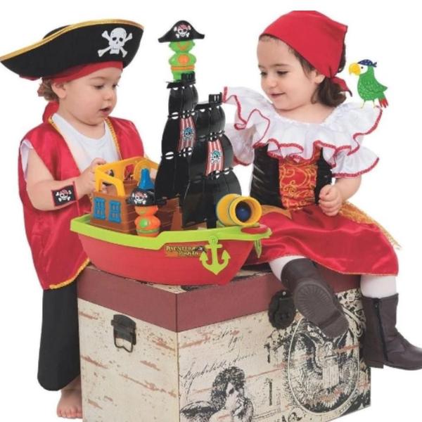 Imagem de Barco Aventura Pirata infantil Solapa - Ref 424 Mercotoys