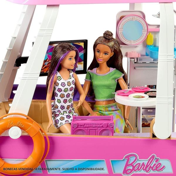 Imagem de Barco Lancha Dos Sonhos Com Piscina Da Barbie - Mattel Hjv37