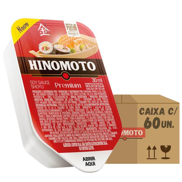 Imagem de Barco molho de soja hinomoto shoyu premium 60un de 30ml