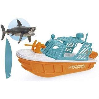 Imagem de Barco Navio De Brinquedo Com Tubarão Prancha SHARK WAVE- USUAL BRINQUEDOS