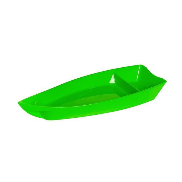 Imagem de Barco Sushi Vemplast M 1L Tropical Polipropileno Verde