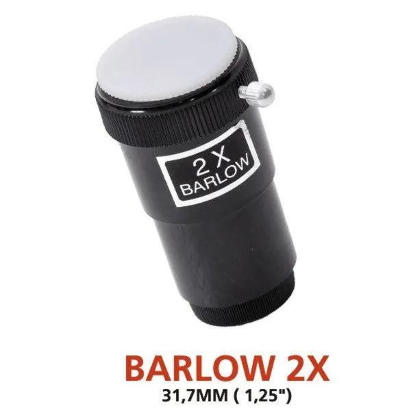 Imagem de Barlow Lente 2X 32MM 1,25 Para Telescópio Newtoniano Potencia Multiplicar Distância Focal