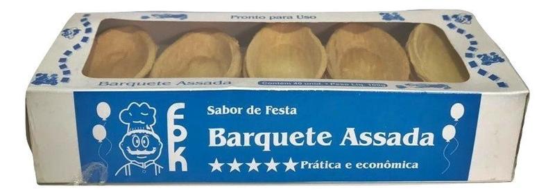 Imagem de Barquete Assada Para Rechear C/40un - Fpk