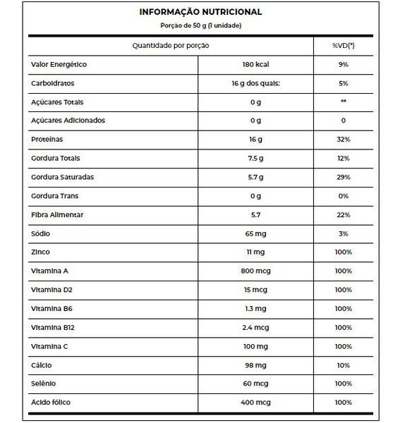 Imagem de Barra 16g Protein+ Zero Açúcar Banana Brasil Cookies'n Cream contendo 9 unidades de 50g cada