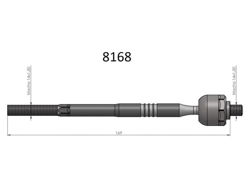 Imagem de Barra Axial Civic 1996 A 2000 Bortec