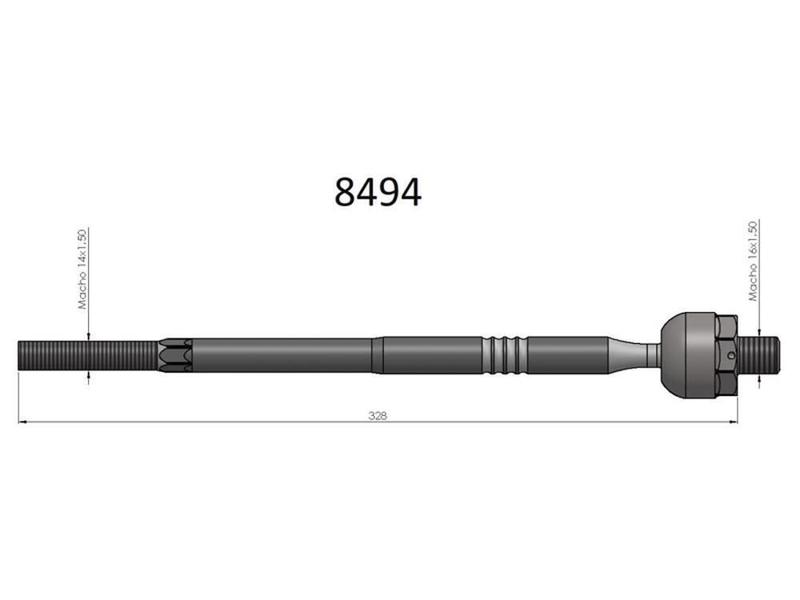 Imagem de Barra Axial Cobalt Onix Spin Sonic Fortec