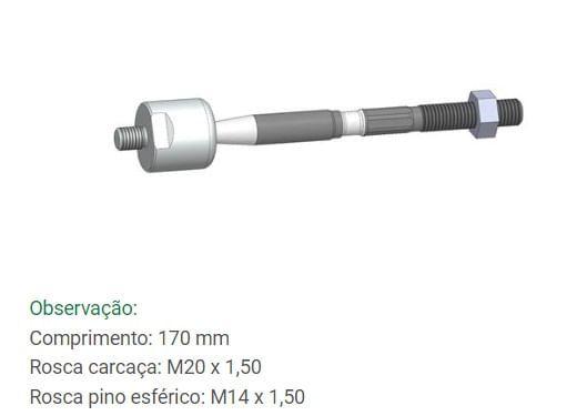 Imagem de Barra Axial de Direção Civic IX 9 Geração 2012 em diante Bortec BA 8537