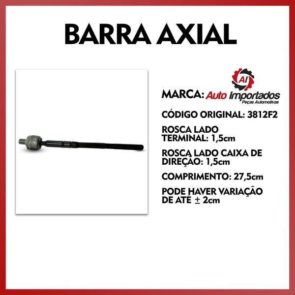 Imagem de Barra Axial Dianteira Peugeot 3008 2011 2012 2013 2014 15 16