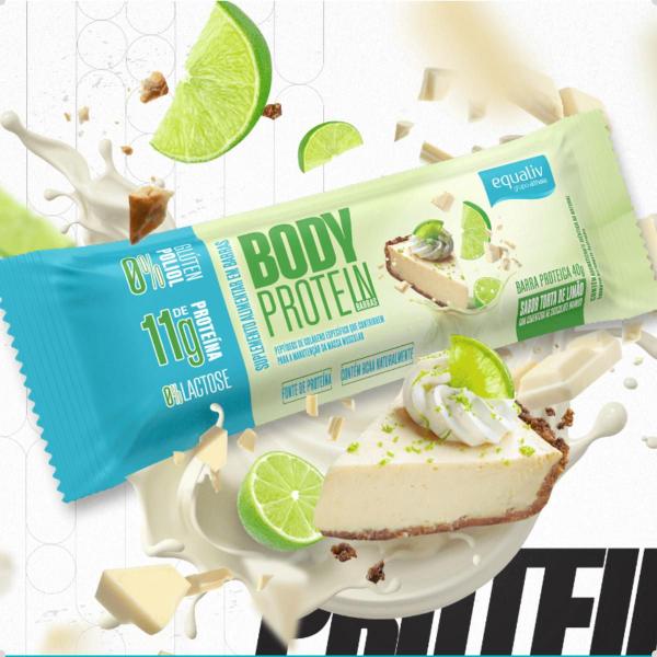 Imagem de Barra Body Protein Zero Lactose 40g 9 Unidades 360g Equaliv