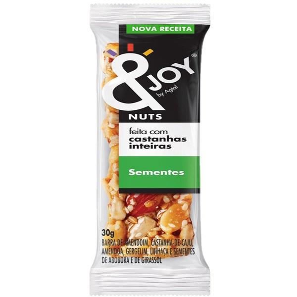 Barra cereal nuts &joy sementes 12x30g - Assugrin Imagem de Barra cereal nuts &joy sementes 12x30g