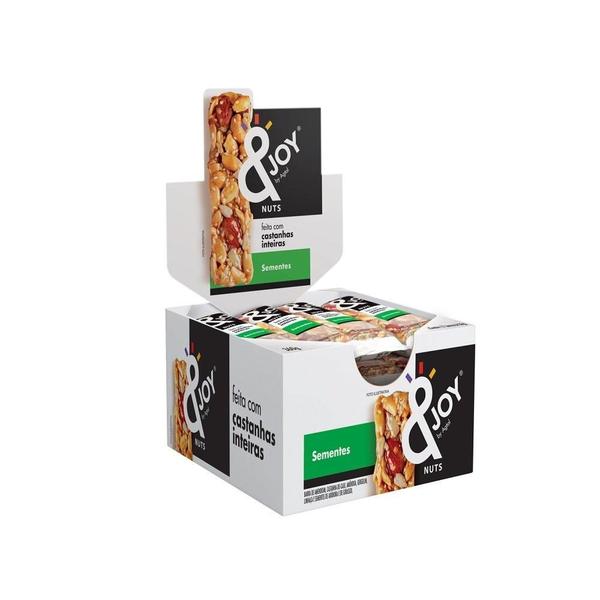 Barra cereal nuts &joy sementes 12x30g - Assugrin Imagem de Barra cereal nuts &joy sementes 12x30g