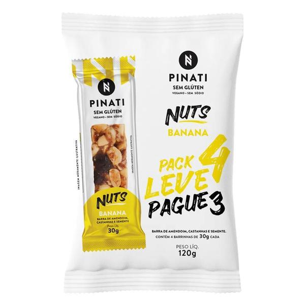 Imagem de Barra Cereal Pinati Nuts Banana Leve 4Un E Pague 3Un 120G