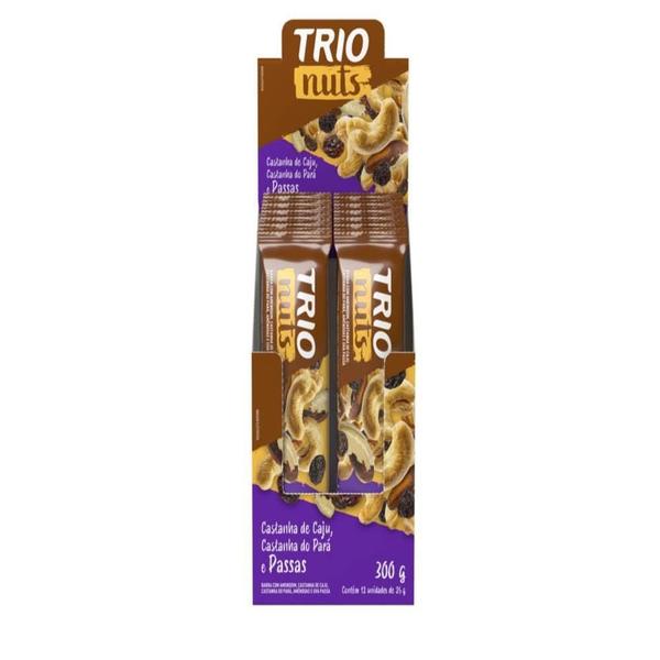 Barra cerealtrio nuts tradicional 12x25g Imagem de Barra cerealtrio nuts tradicional 12x25g