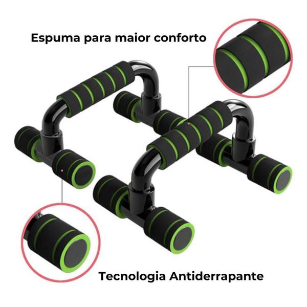 Imagem de Barra De Apoio Flexão De Chão Suporte Fixo De Braço Fitness