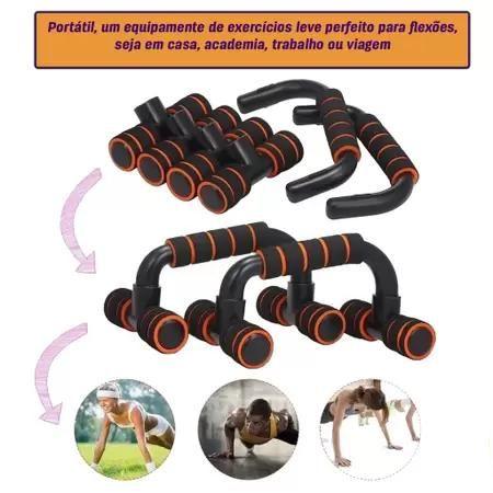 Imagem de Barra De Apoio Para Flexão De Braço Ergonômica Desmontável