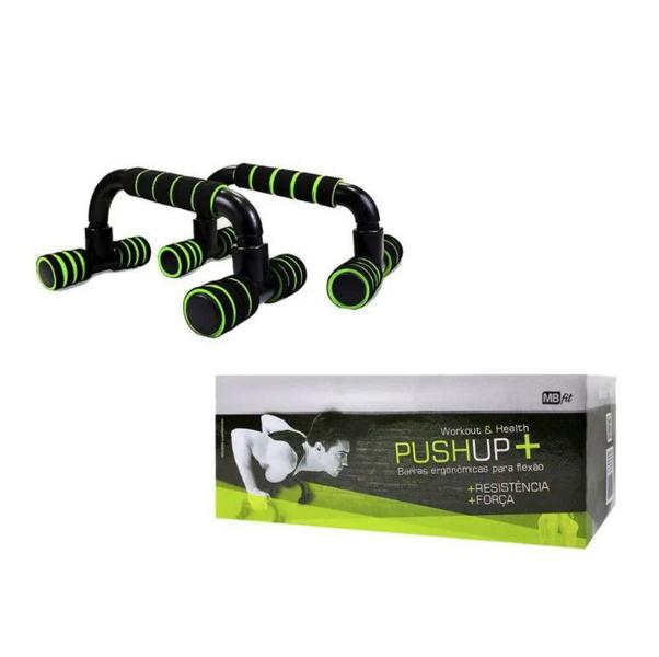 Barra De Apoio Para Flexão Força Braço Musculação Treino Exercícios - MBFit Imagem de Barra De Apoio Para Flexão Força Braço Musculação Treino Exercícios