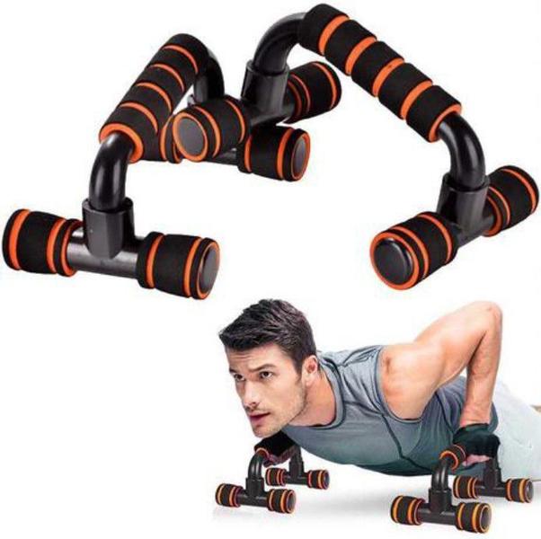 Barra De Apoio Para Flexão Força Braço Musculação Treino Exercícios - MBFit Imagem de Barra De Apoio Para Flexão Força Braço Musculação Treino Exercícios