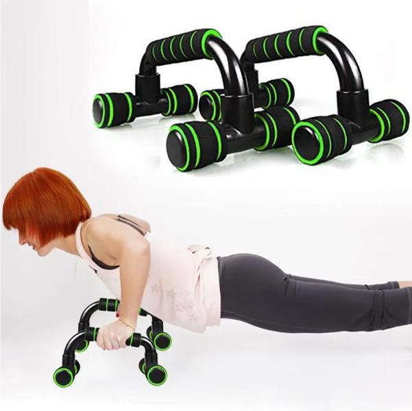 Barra De Apoio Para Flexão Força Braço Musculação Treino Exercícios - MBFit Imagem de Barra De Apoio Para Flexão Força Braço Musculação Treino Exercícios