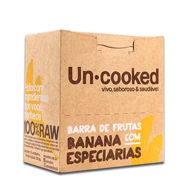 Imagem de Barra De Banana Com Especiarias Uncooked 30G Display 12Und